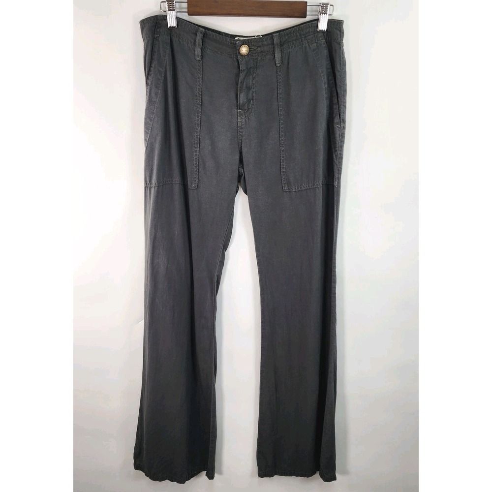 Current/Elliott The Wide Leg Army Pant Blackbird Size 29